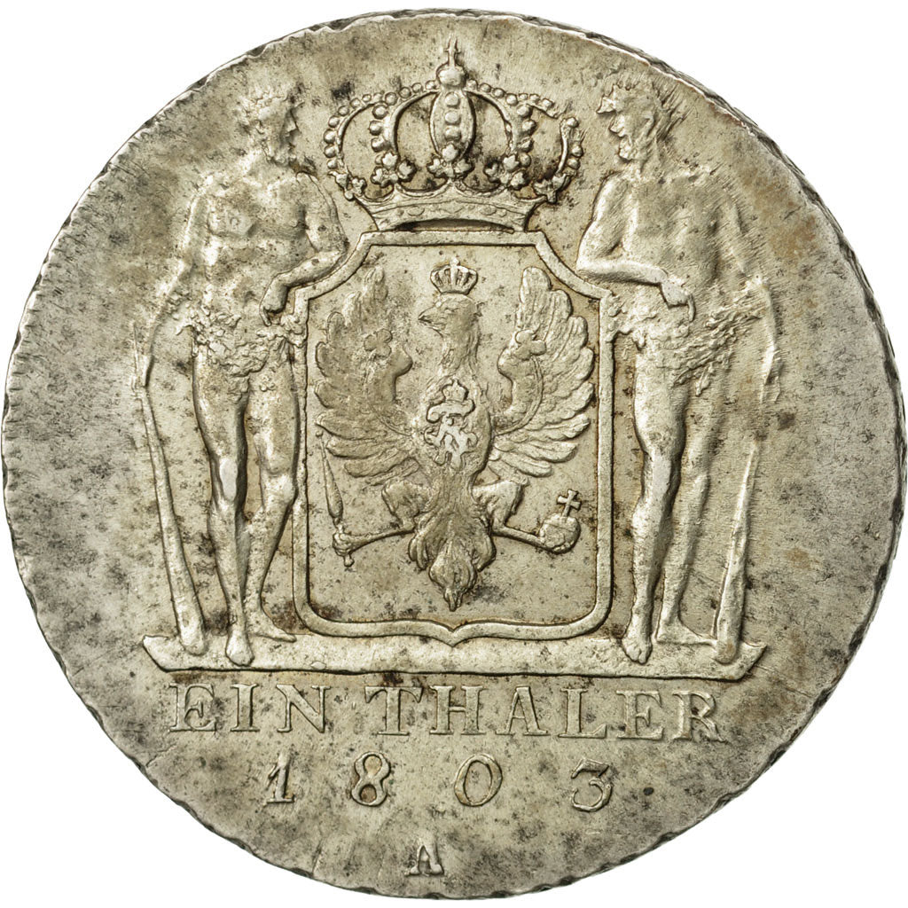 German States, PRUSSIA, Friedrich Wilhelm III, Thaler, 1809, Berlin, EF(40-45)