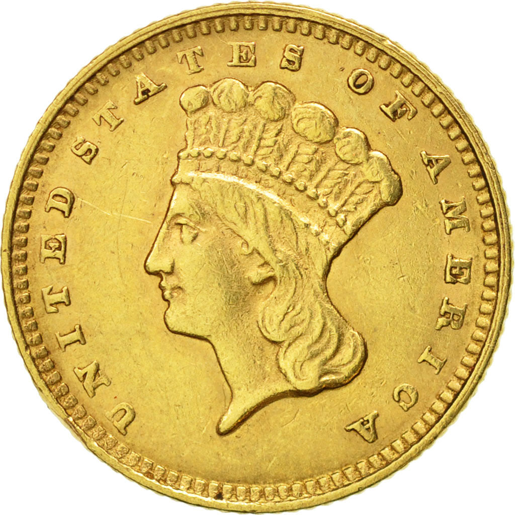 United States, Indian Head, Dollar, 1874, U.S. Mint, Philadelphia, KM:86