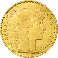 Francia, Marianne, 10 Francs, 1910, Paris, EBC, Oro, KM:846, Gadoury:1017