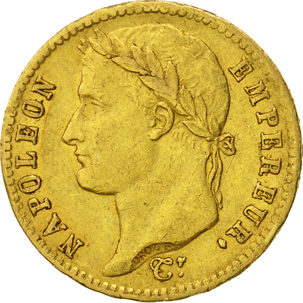 Monnaie, France, Napoléon I, 20 Francs, 1813, Paris, TTB, Or, KM:695.1