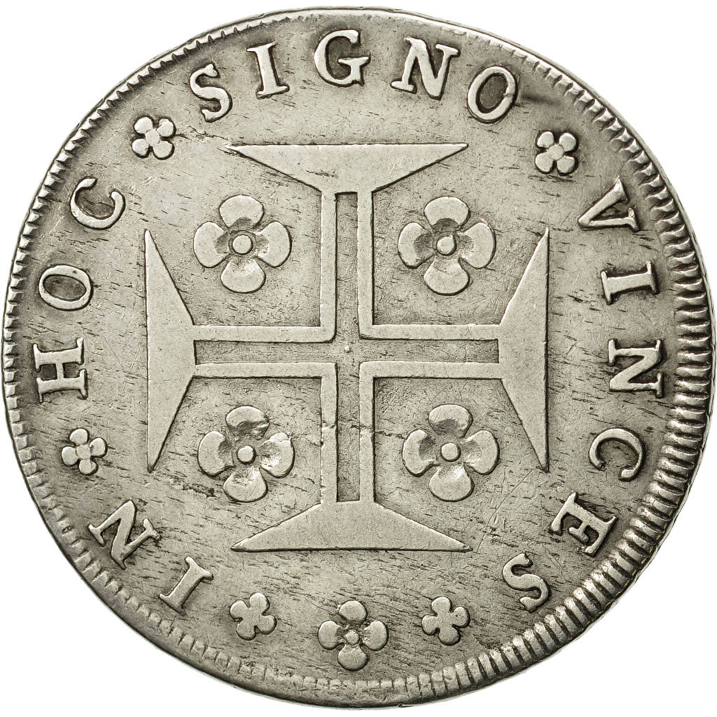 Coin, Portugal, Maria I, 400 Reis, Pinto, 480 Reis, 1793, Lisbon, EF(40-45)