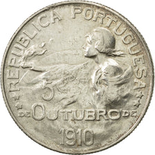 Moneta, Portogallo, Escudo, 1910, BB+, Argento, KM:560