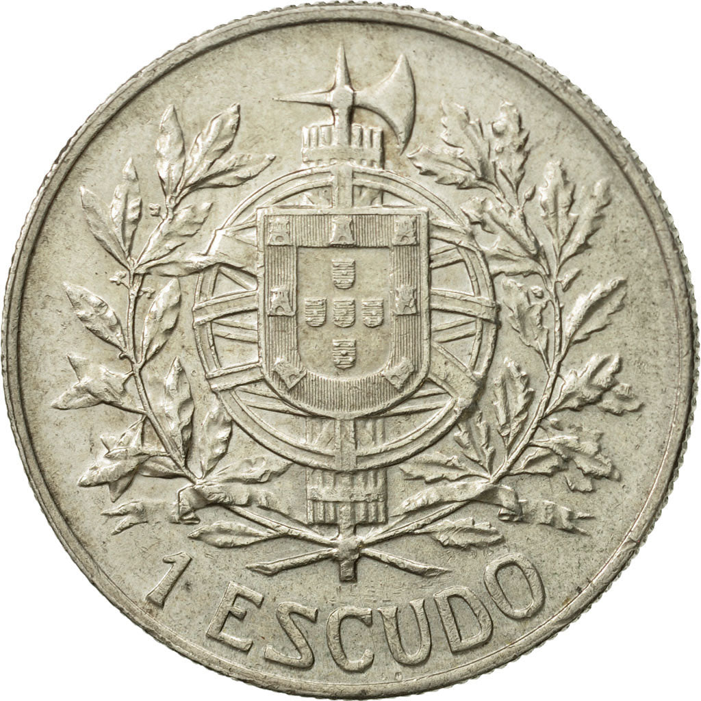 Coin, Portugal, Escudo, 1910, AU(50-53), Silver, KM:560