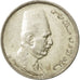 Egypt, Fuad I, 20 Piastres, 1923, Heaton, AU(50-53), Silver, KM:338