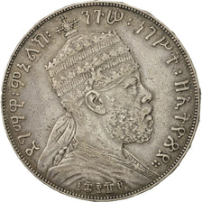Etiopia, Menelik II, Birr, 1889 (1897), Paris, BB, Argento, KM:5