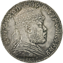 Éthiopie, Menelik II, Birr, 1892 (1899), Paris, TTB+, Argent, KM:19