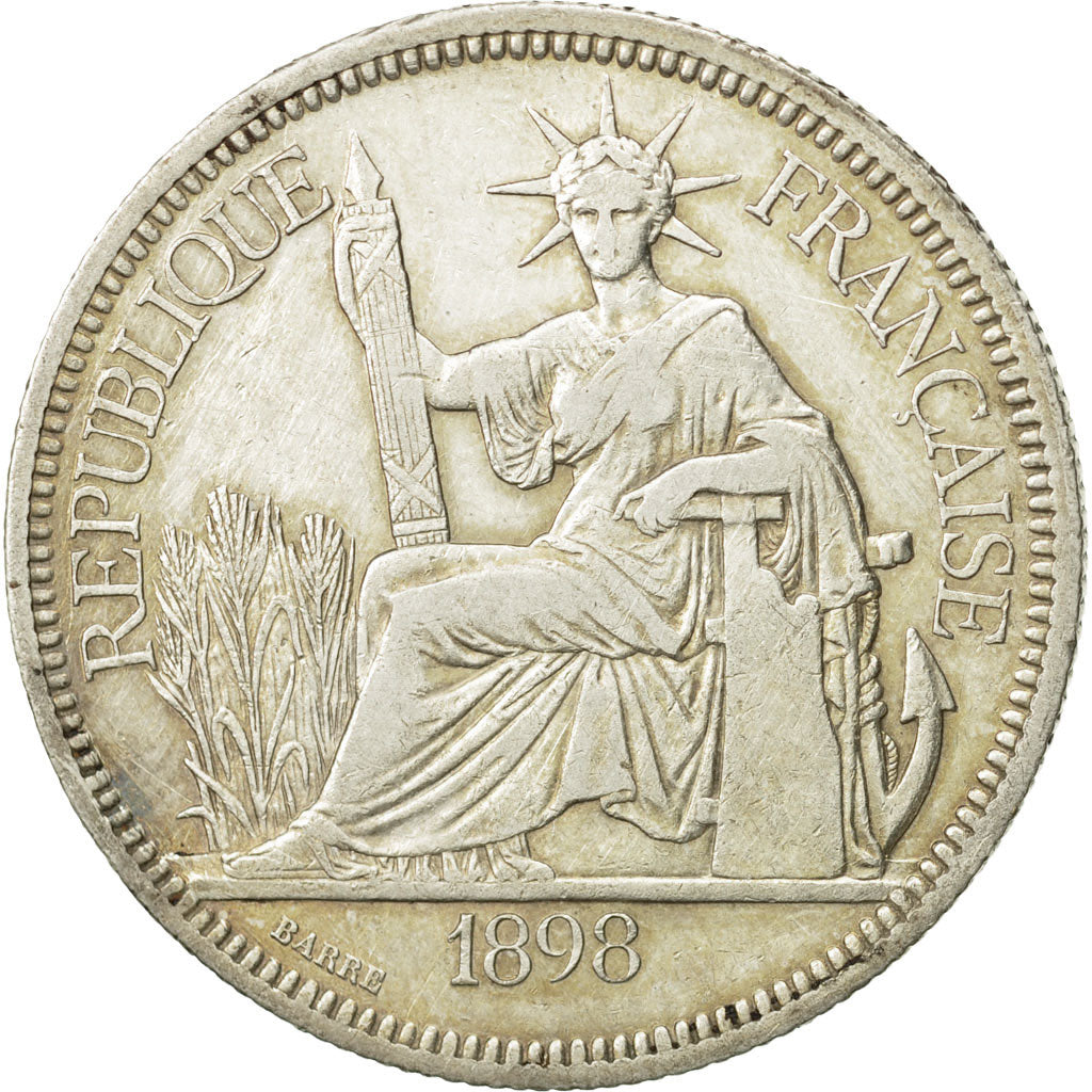 Monnaie, FRENCH INDO-CHINA, Piastre, 1898, Paris, TTB, Argent, KM:5a.1