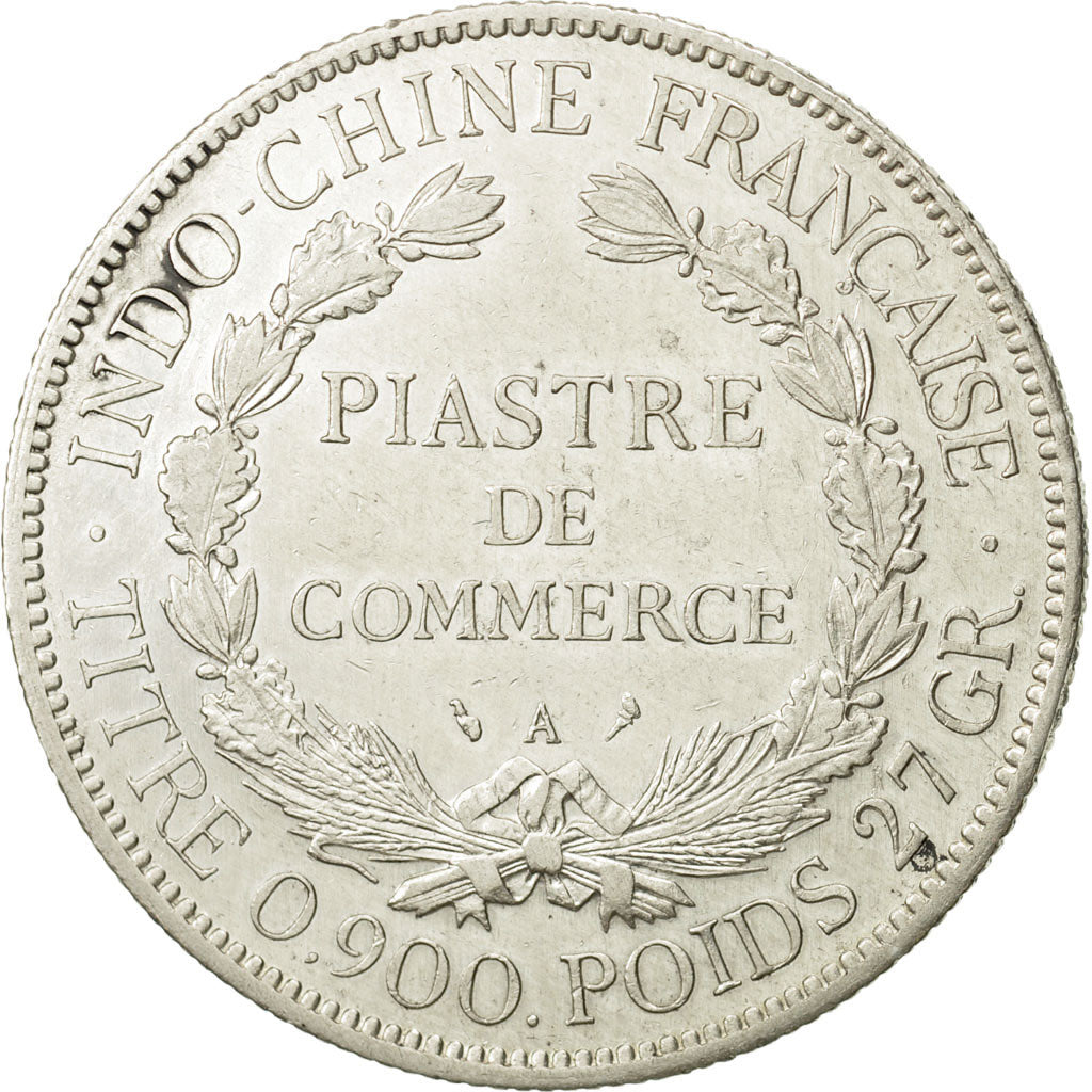 Coin, FRENCH INDO-CHINA, Piastre, 1907, Paris, EF(40-45), Silver, KM:5a.1