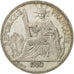 FRENCH INDO-CHINA, Piastre, 1910, Paris, EF(40-45), Silver, KM:5a.1