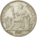 FRENCH INDO-CHINA, Piastre, 1913, Paris, SS+, Silber, KM:5a.1