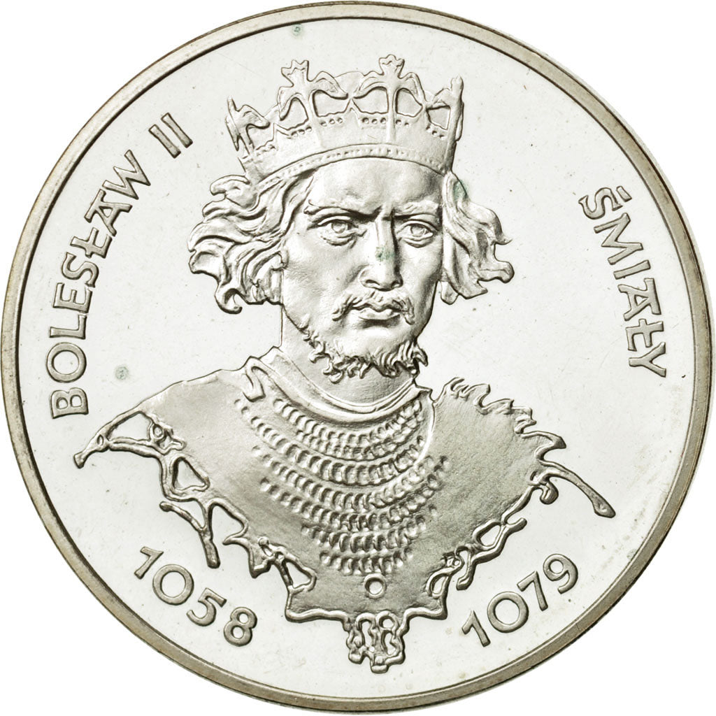 Moneda, Polonia, 200 Zlotych, 1981, Warsaw, EBC+, Plata, KM:125