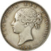 Great Britain, Victoria, 1/2 Crown, 1842, London, AU(50-53), Silver, KM:740
