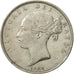 Münze, Großbritannien, Victoria, 1/2 Crown, 1884, London, SS+, Silber, KM:756