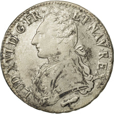 France, Louis XVI, Écu aux branches d'olivier, 1789, Perpignan, VF(30-35),KM:564