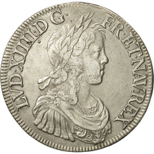 Monnaie, France, Louis XIV, Écu à la mèche longue, Ecu, 1649, Paris, TTB