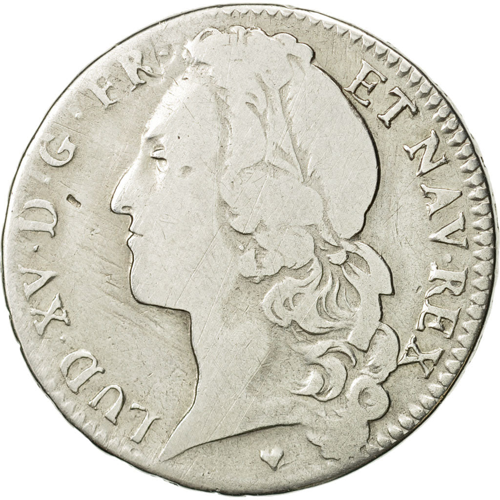 Coin, France, Louis XV, 1/2 Écu au bandeau, 1/2 ECU, 44 Sols, 1742, Strasbourg