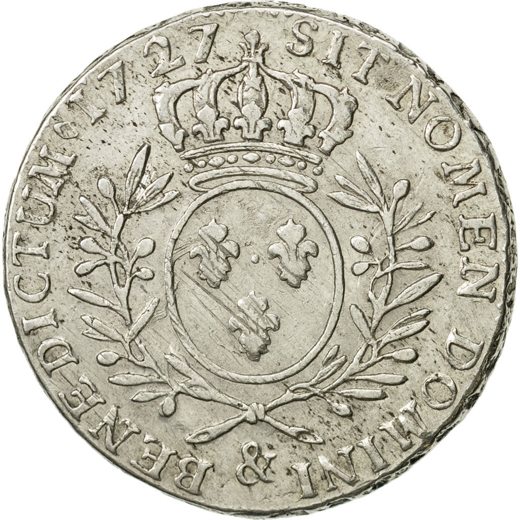 Moneta, Francia, Louis XV, 1/2 Écu aux branches d'olivier, 1/2 ECU, 44 Sols