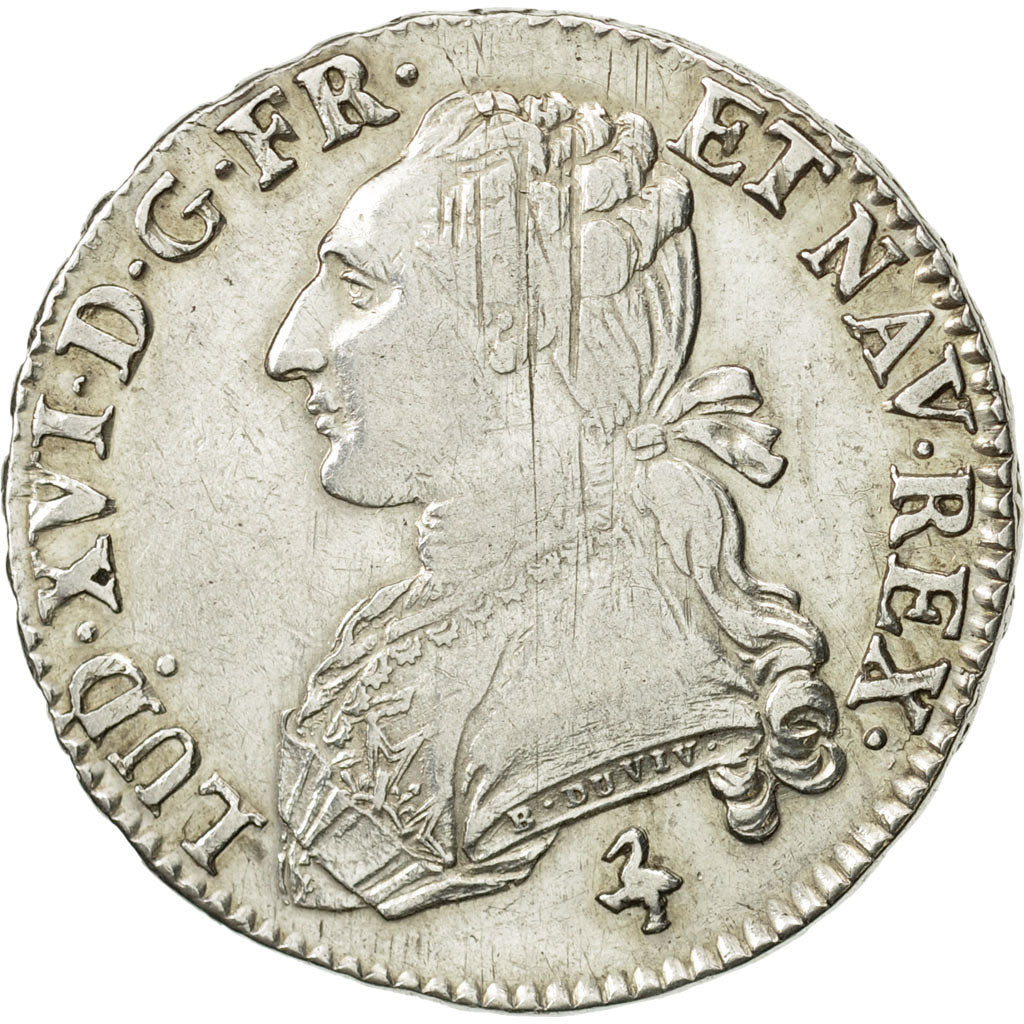 Munten, Frankrijk, Louis XVI, 1/2 Écu, 1/2 ECU, 44 Sols, 1788, Paris, ZF+