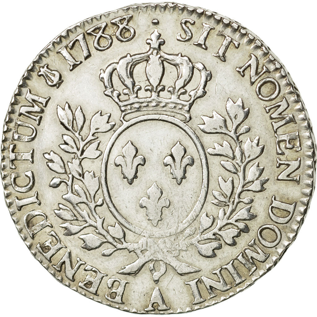 Munten, Frankrijk, Louis XVI, 1/2 Écu, 1/2 ECU, 44 Sols, 1788, Paris, ZF+