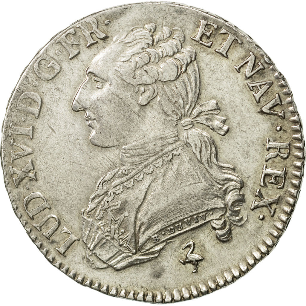 Munten, Frankrijk, Louis XVI, 1/2 Écu, 1/2 ECU, 44 Sols, 1791, Paris, PR
