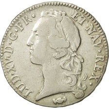 Moneta, Francia, Louis XV, Écu au bandeau, Ecu, 1763, Bordeaux, MB+, Argento