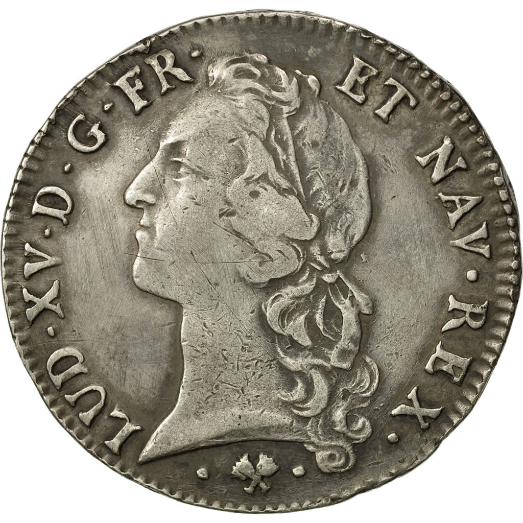 Coin, France, Louis XV, Écu au bandeau, Ecu, 1765, Bayonne, EF(40-45), Silver