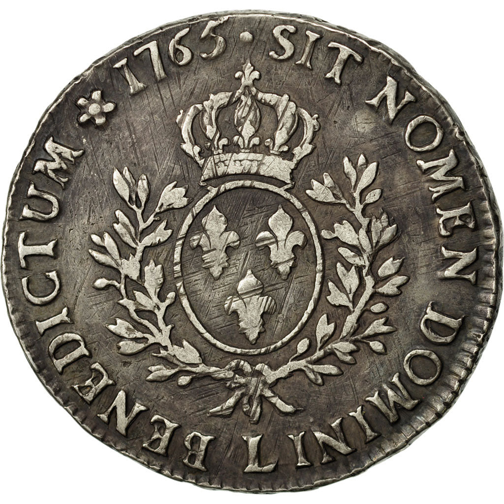 Coin, France, Louis XV, Écu au bandeau, Ecu, 1765, Bayonne, EF(40-45), Silver