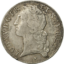 Münze, Frankreich, Louis XV, Écu au bandeau, Ecu, 1748, Tours, S, Silber