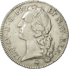 Francia, Louis XV, Écu au bandeau, 1768, Paris, MBC, Plata, KM:512.1