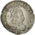 França, Henri III, Demi Franc, 1587, Limoges, Prata, EF(40-45), Gadoury:487