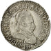 Frankrijk, Henri III, Demi Franc, 1587, Limoges, Zilver, ZF, Gadoury:487