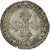 France, Henri III, Demi Franc, 1587, Limoges, Argent, TTB, Gadoury:487