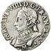 Munten, Frankrijk, Charles IX, Teston, 1575, Toulouse, ZF, Zilver, Sombart:4634