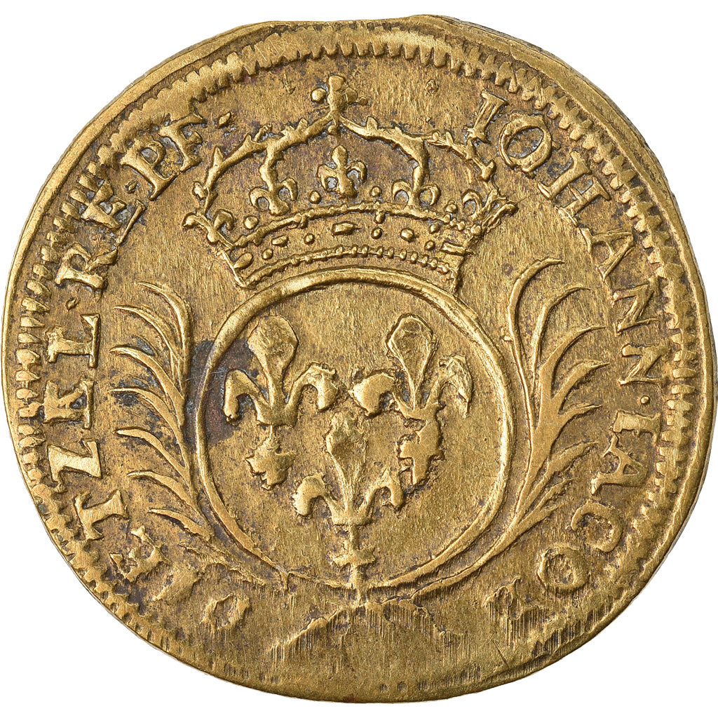 France, Token, Louis XV, Nuremberg, Iohann Iacob, History, AU(50-53), Brass