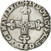 Monnaie, France, Louis XIII, 1/4 Écu à la croix, 1/4 Ecu, 1611, Bayonne, TTB