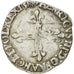 Monnaie, France, Henri III, 1/4 Ecu, 1588, Rennes, TB+, Argent, Sombart:4662