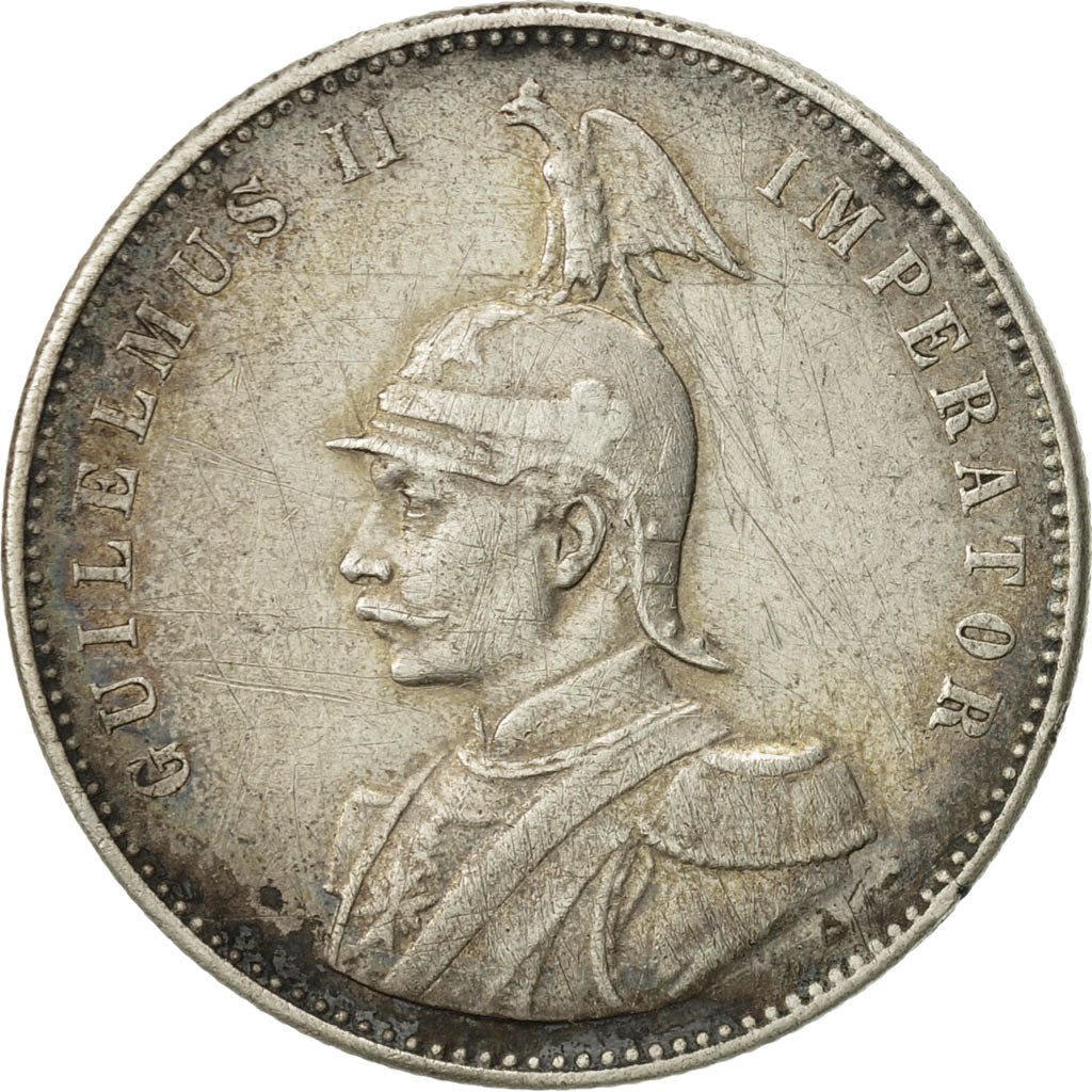 GERMAN EAST AFRICA, Wihelm II, Rupie, 1905, Hambourg, TB+, Argent, KM:10