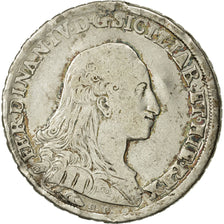 ITALIAN STATES, NAPLES, Ferdinando IV, 120 Grana, 1787, VF(30-35), Silver