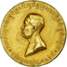 Cambodia, Medal, Module de 1 Fr, Couronnement, 1906, AU(55-58), Gold