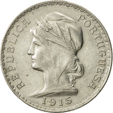 Moneda, Portugal, Escudo, 1915, Lisbon, MBC+, Plata, KM:564