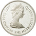 Munten, Sint Helena, Elizabeth II, 25 Pence, Crown, 1977, PR+, Zilver, KM:6a
