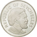 Moneda, Seychelles, 25 Rupees, 1977, EBC+, Plata, KM:38a