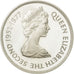 Moneta, Isole Falkland, Elizabeth II, 50 Pence, 1977, SPL, Argento, KM:10a