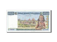 Geldschein, Dschibuti, 2000 Francs, 1997, 1997, KM:40, UNZ