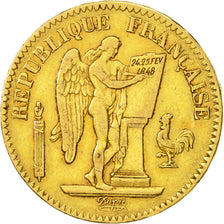 France, Génie, 20 Francs, 1848, Paris, TTB, Or, KM:757