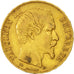 Moneda, Francia, Napoleon III, Napoléon III, 20 Francs, 1855, Lyon, MBC, Oro