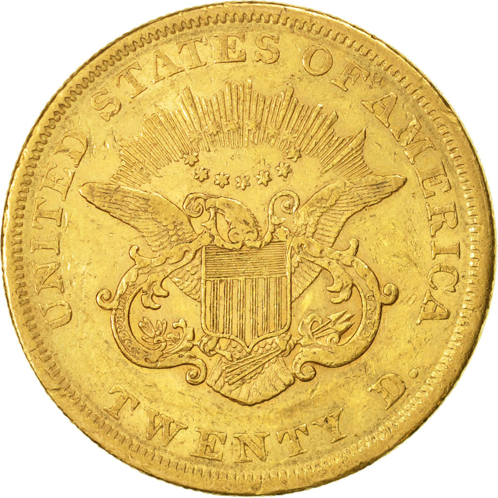 Monnaie, États-Unis, Liberty Head, $20, Double Eagle, 1853, U.S. Mint