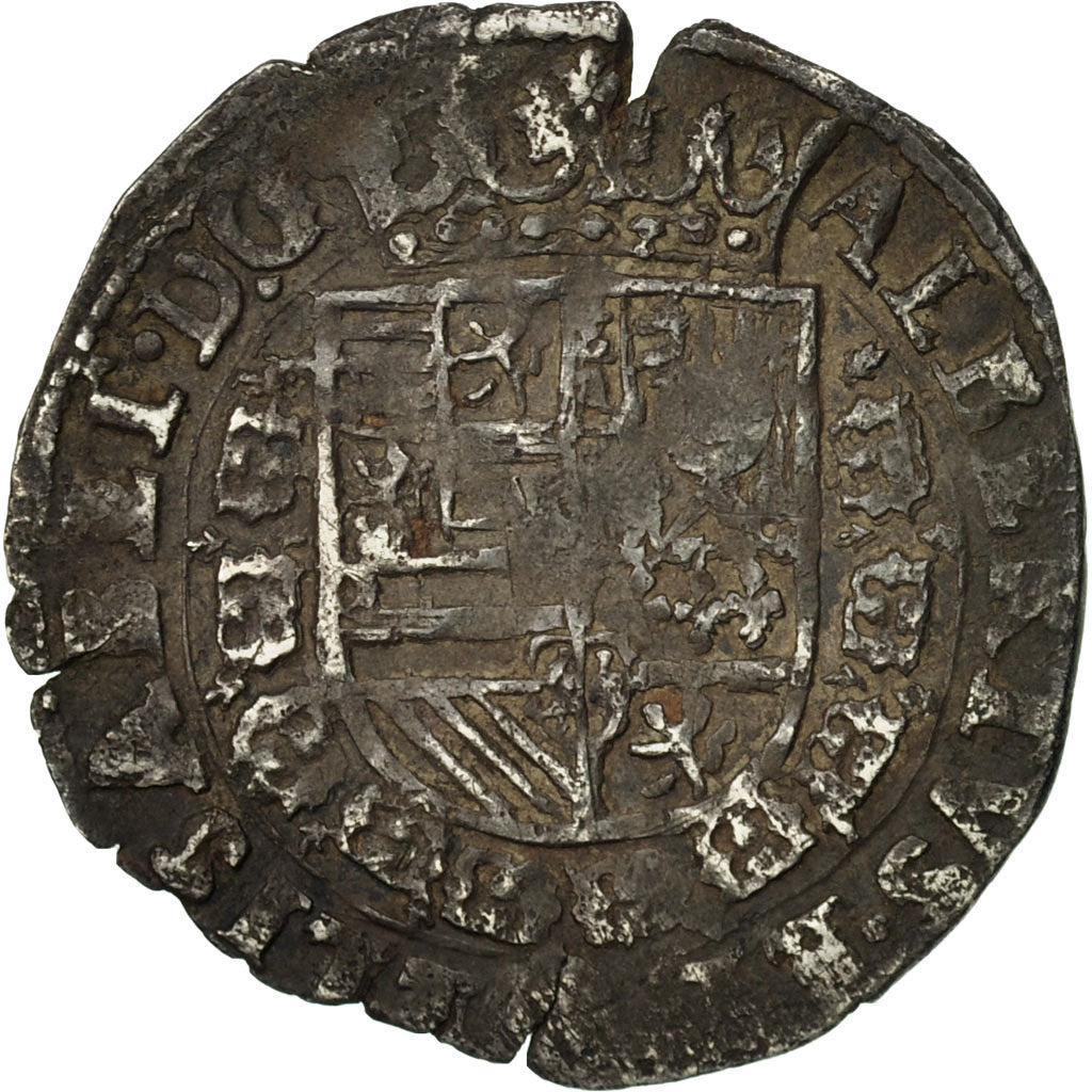 Paesi Bassi Spagnoli, Albert et Isabelle (1598-1621), Real, Antwerp, B+, Argento