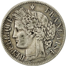 France, Cérès, 2 Francs, 1888, Paris, VF(30-35), Silver, KM:817.1
