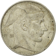 Coin, Belgium, 20 Francs, 20 Frank, 1951, EF(40-45), Silver, KM:141.1